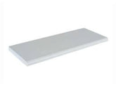 FACED SHELF WHITE/WHITE C. INVISIBLE 18X160X1200 MM